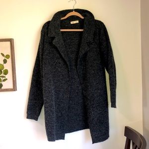 Oversized sweater jacket